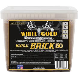 WHITE GOLD MINERAL BRICK 50 12 LBS.
