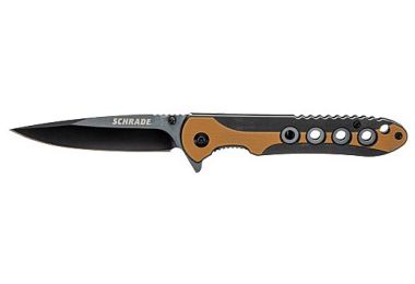 SCHRADE KNIFE ULTRA GLIDE 3.5" BLACK OXIDE BLADE G10