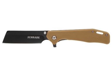SCHRADE KNIFE ULTRA GLIDE FLDR 3.25" CLEAVER STYLE BLADE