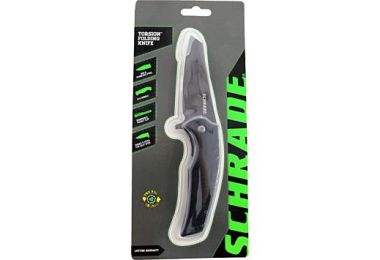 SCHRADE KNIFE G10 SHEEPSFOOT FOLDER 3.25" ULTRA GLIDE
