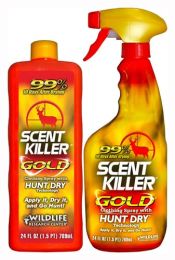 Wrc Scent Elimination Spray Scent Killer Gold Combo 2-24Oz