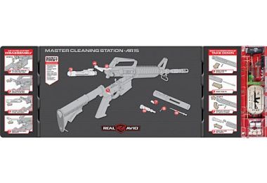 REAL AVID MASTER CLEANING STAT AR-15 CLEANING KIT & MAT
