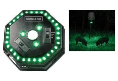 Moultrie Feeder Hog Light 30' Radius Green Led Motion Activated