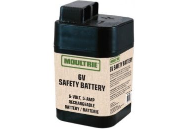 MOULTRIE BATTERY RECHARGEABLE 6-VOLT 5-AMP SAFETY SEALED