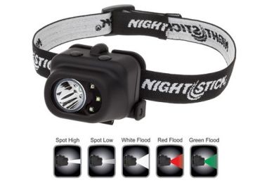 Nightstick Multi-Function Headlamp 180 Lumen Green/Red