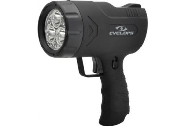 Cyclops Spotlight Rechargeable Handheld Sirus 500 Lum Led Blk